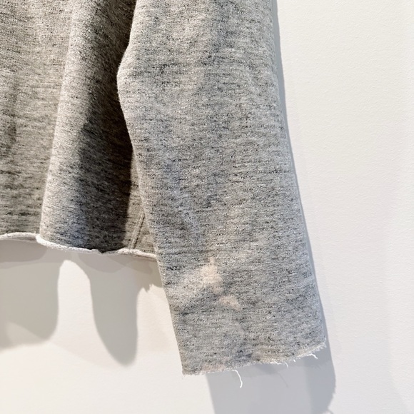 Golden Goose Deluxe Brand, Cereda Sweatshirt, Size Small Oversized Marled Gray - Picture 12 of 16